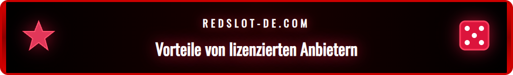 Infografik, die die Vor- und Nachteile von regulierten Online Casinos zeigt.