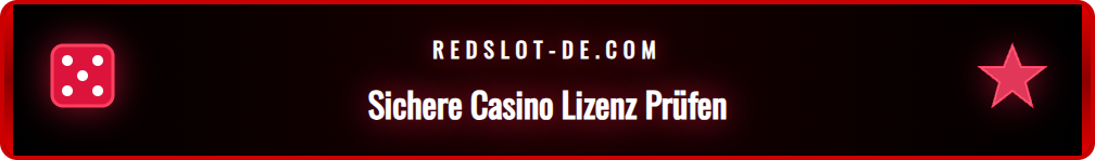 Nahaufnahme einer deutschen GGL-Lizenz auf einer Casino-Webseite.
