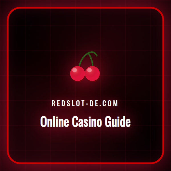 Person am Laptop liest einen umfassenden Online Casino Guide.