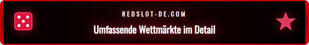 Detailansicht der Redslot-Oberfläche mit Wettoptionen für Basketball.