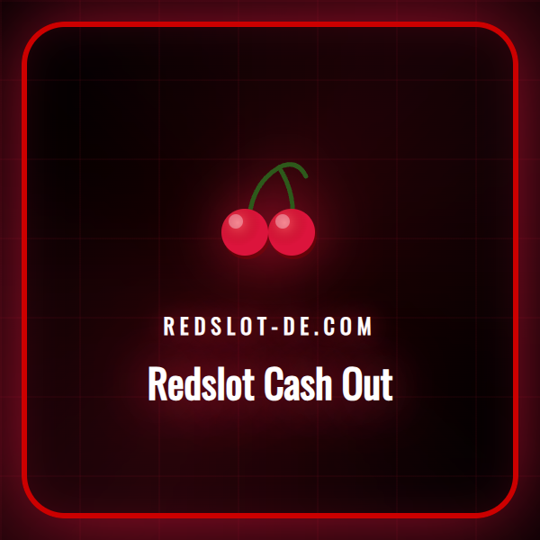 Ein Spieler nutzt die Redslot Cash Out Funktion auf dem Smartphone.