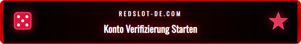 Screenshot des Redslot Dashboards zur Vorbereitung der Einzahlung.