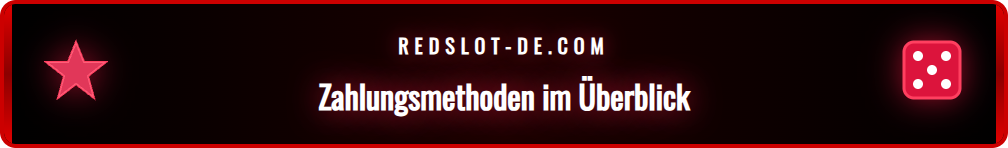 Grafik mit Logos der verschiedenen verfügbaren Einzahlungsmethoden.