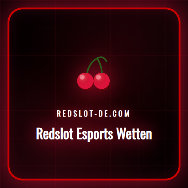Ein Spieler platziert eine Wette auf ein Esports-Match auf Redslot.