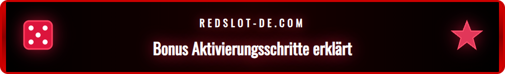 Eine detaillierte Anleitung zur Aktivierung des Bonus ohne Einzahlung.