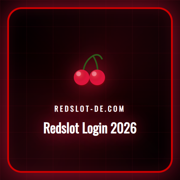 Ein Benutzer führt den sicheren Redslot Login 2026 auf einem Laptop durch.
