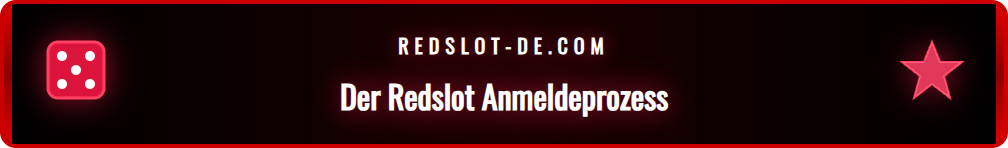 Schritt-für-Schritt-Anleitung für den Redslot Konto Login Prozess.