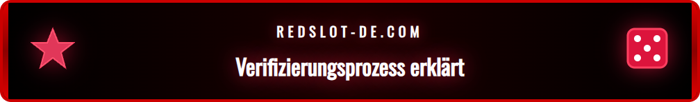 Infografik zum Verifizierungsprozess nach deutschen Glücksspielgesetzen.