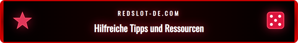 Infografik zu Spielerschutz-Tools wie Limits und externen Hilfsangeboten.