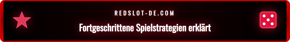 Diagramm mit fortgeschrittenen Strategien und Tipps für Online-Slots.